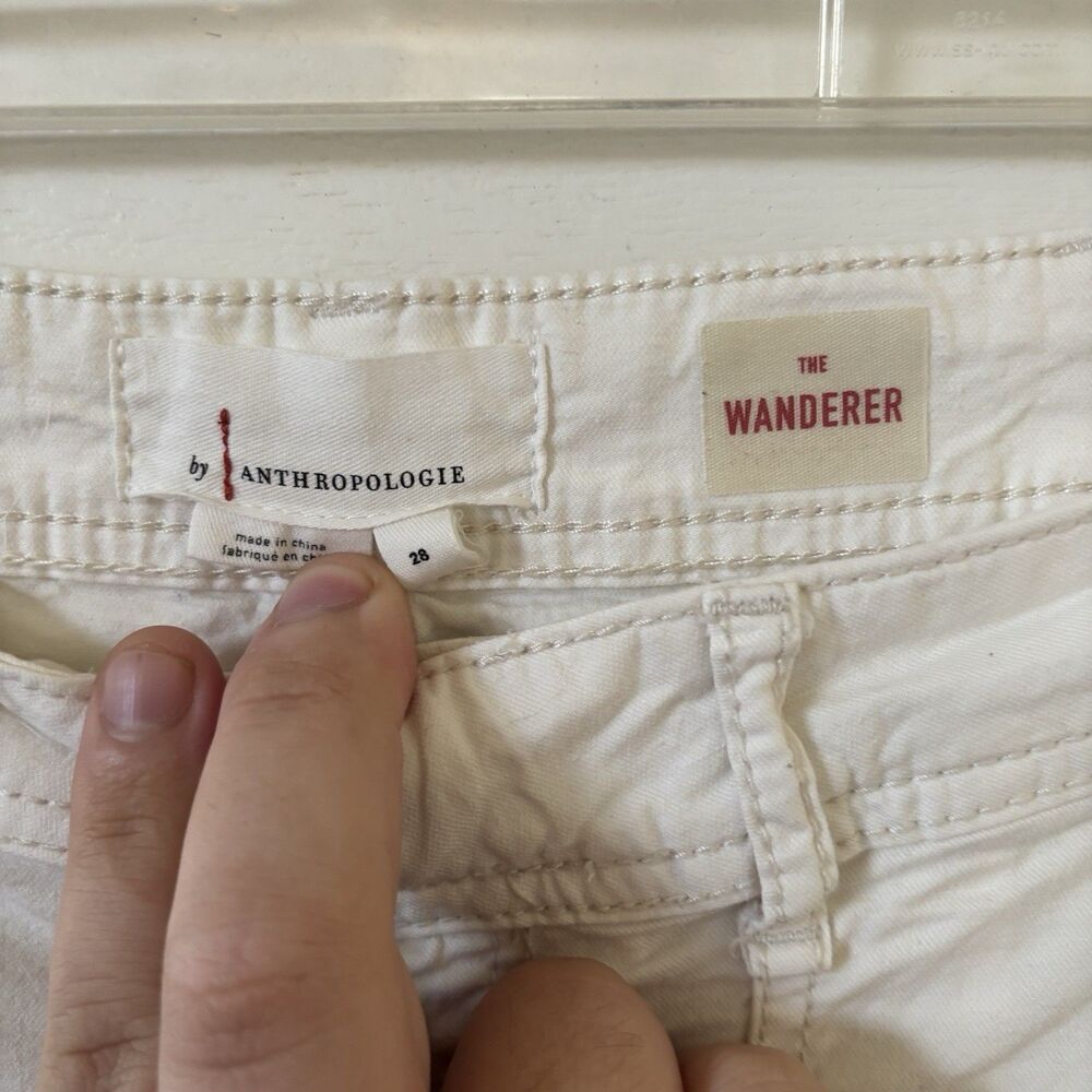 Anthropologie Women‎ The Wanderer Pants Bohemian Concert 28 White Hipster Comfy - Picture 5 of 10